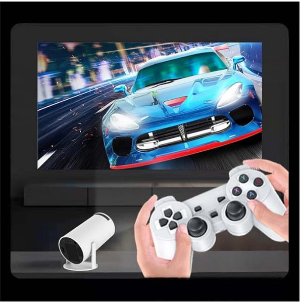 Proyector 2 en 1 con videojuegos consola de videojogos 2 controladores sem fio