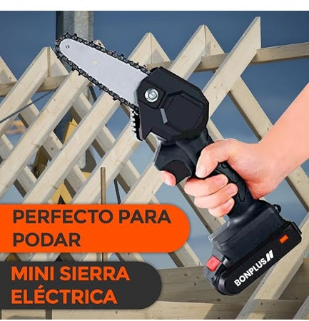 Motosierra de Mano Eléctrica con una bateria