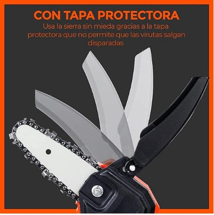 Motosierra de Mano Eléctrica con una bateria