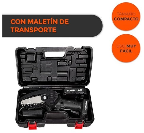 Motosierra de Mano Eléctrica con una bateria